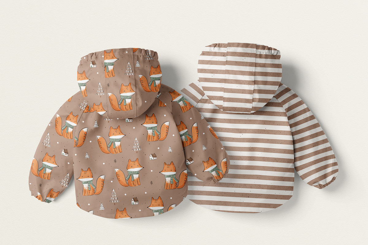 Winter fox, a Pattern Graphic by Olena Kuznietsova (Photo 9 of 10)
