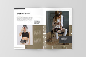 Magazine Template Fashion Theme