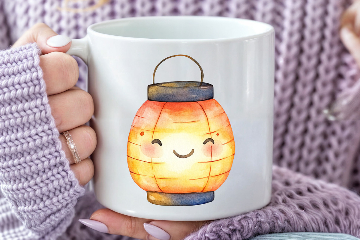 Watercolor Kawaii Autumn Clipart, an Illustration by Rose Art (Photo 7 of 7)