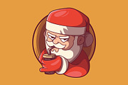 Naughty Santa!, a Seasonal Illustration by pedrors (Thumbnail 3 of 3)