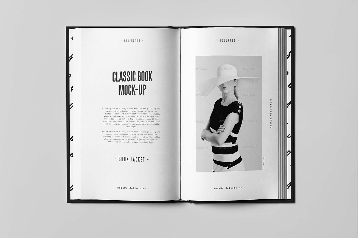 Book / Book Jacket Mock-up, a Books & Magazine Mockup by Yogurt86 (Photo 7 of 11)