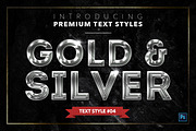 Gold & Silver #6 - 20 Text Styles, a Layer Style Add-On by Jonas Stensgaard (Thumbnail 5 of 23)
