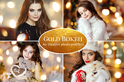 Gold Bokeh photo overlays, a Layer Style Add-On by BrownLeopard (Thumbnail 1 of 8)