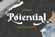 Potential - Luxury Serif Font, a Serif Font by 177Studio (Thumbnail 1 of 8)