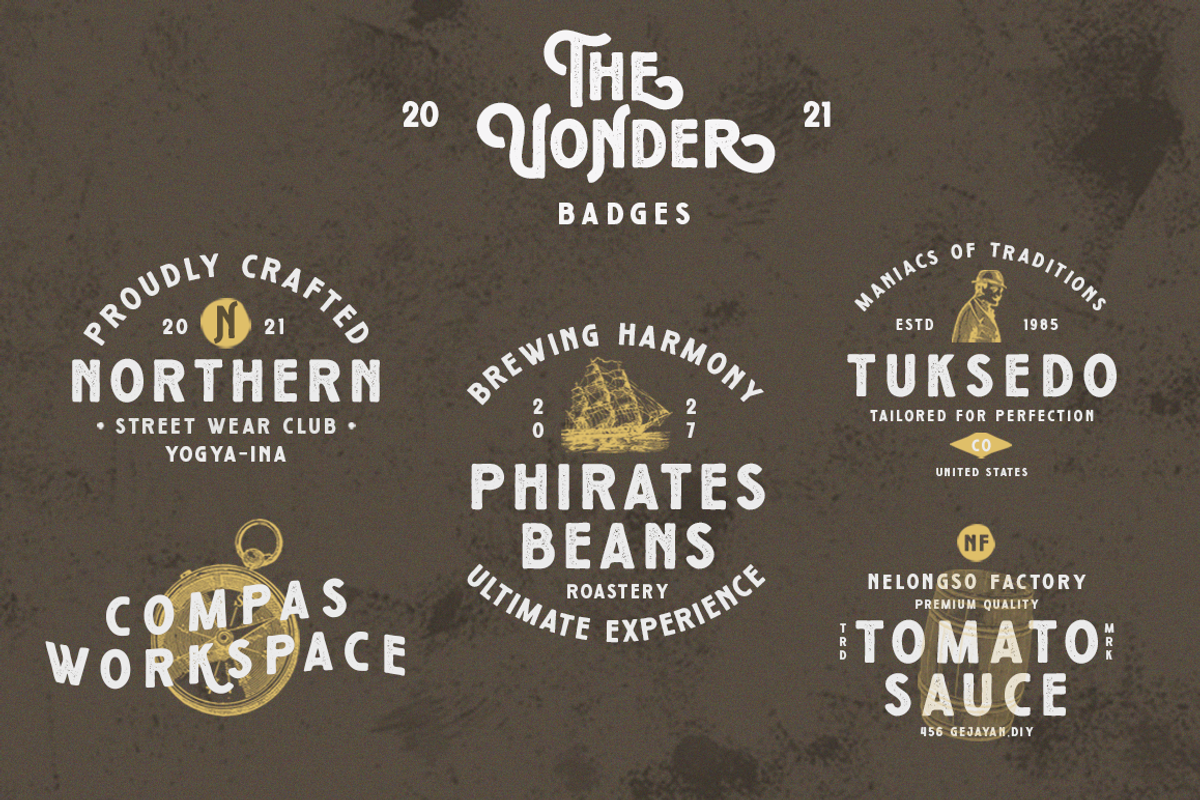 Vonder - Vintage Sans Serif Font, a Sans Serif Font by Zarma Type (Photo 7 of 12)