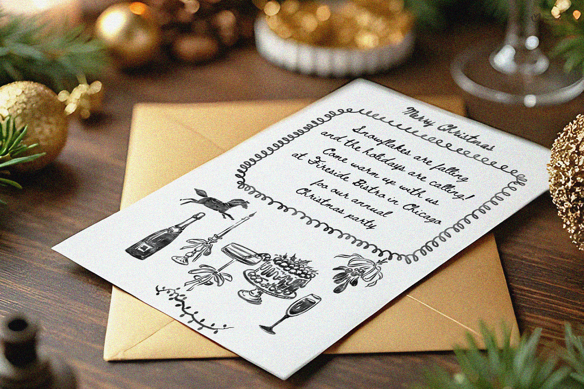 Vintage Golden Christmas Bundle PNG, a Graphic by ollalya (Photo 7 of 9)