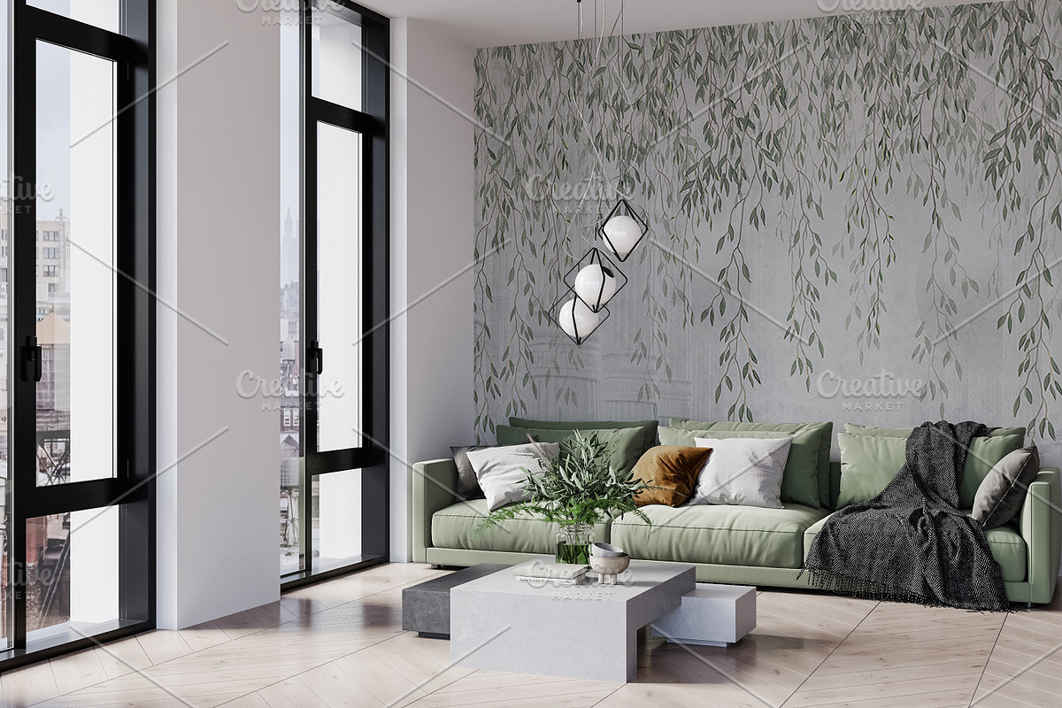 Tapestry Mockup Wall Mockup Bundle, a Household Mockup by Hunny Badger (Photo 6 of 7)