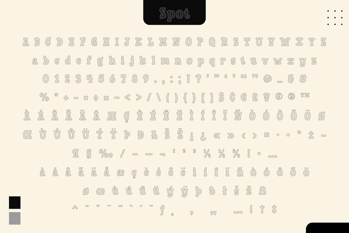 Fox Gabriel : 5 Font Styles, a Symbol Font by Fox7 By Rattana (Photo 11 of 14)