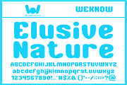 Nice font, a Font by weknow (Thumbnail 2 of 8)
