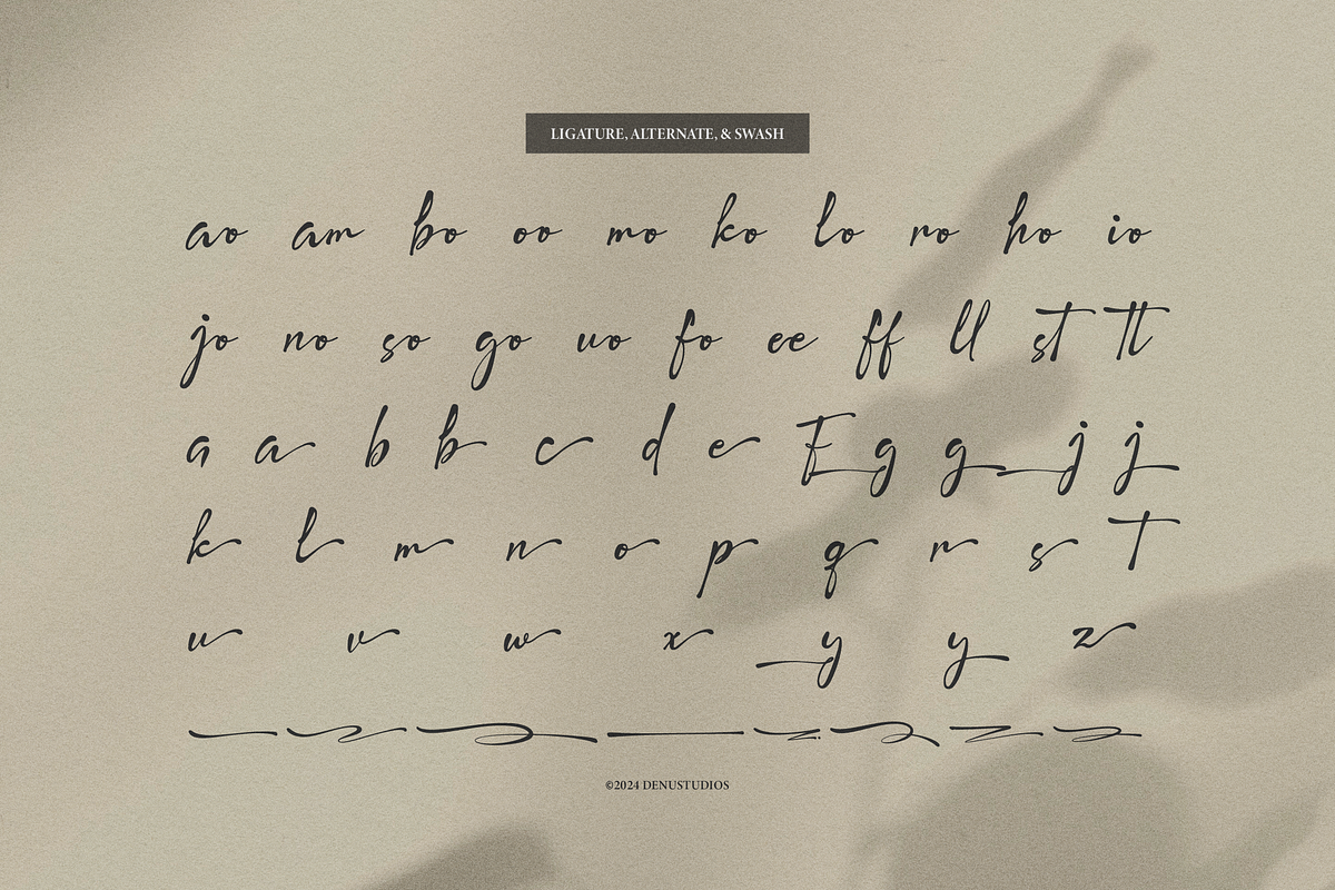 Pegiblue | Classic Signature Font, a Font by Denustudios (Photo 11 of 13)