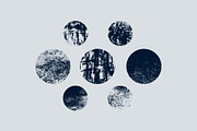 Vector grunge round textures set., a Texture Graphic by PoPaShop (Thumbnail 5 of 6)