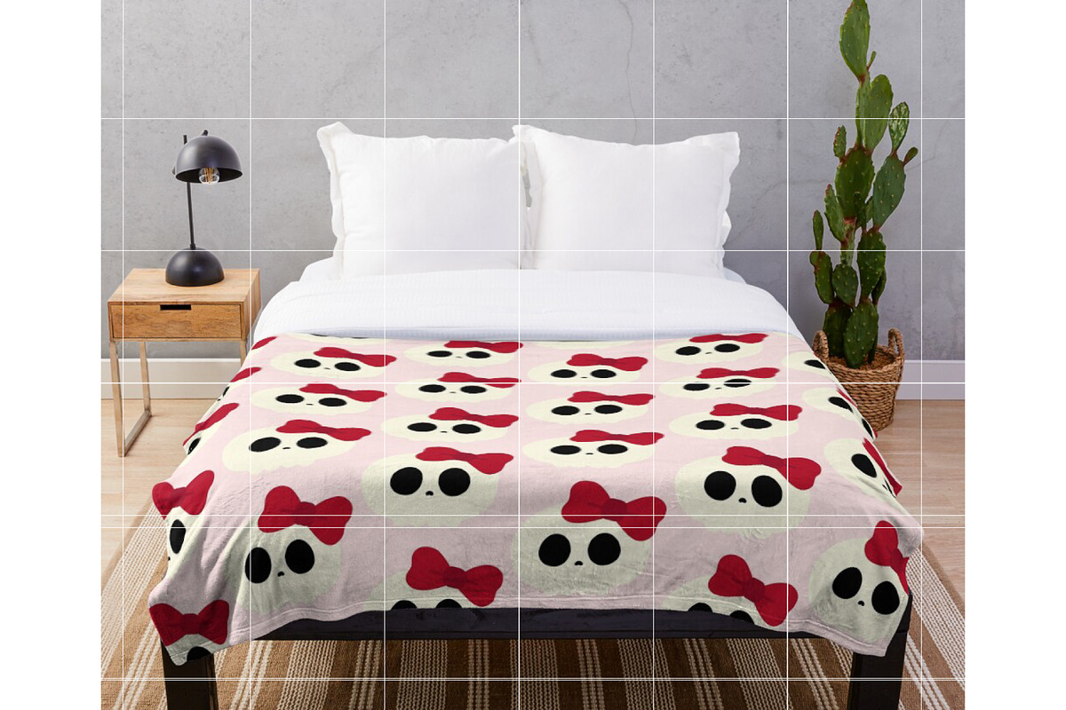 Cute Kawaii Skull with Bow SVG, an Illustration by TheHitShop (Photo 9 of 10)