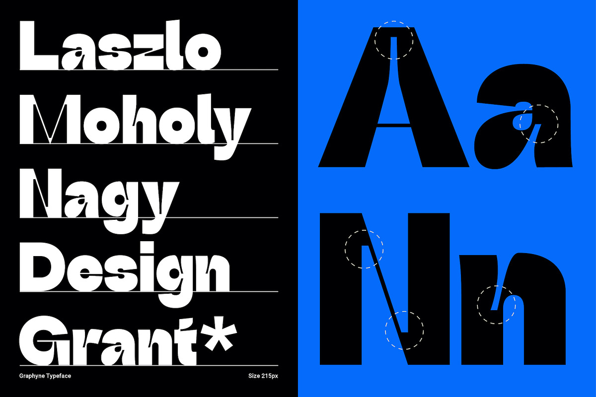 Graphyne - Ink Trap Display Font, a Sans Serif Font by Surplus Type Co (Photo 3 of 9)