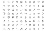 390 Hotel Line Icons, an Outline Icon by Vectors Market (Thumbnail 3 of 6)