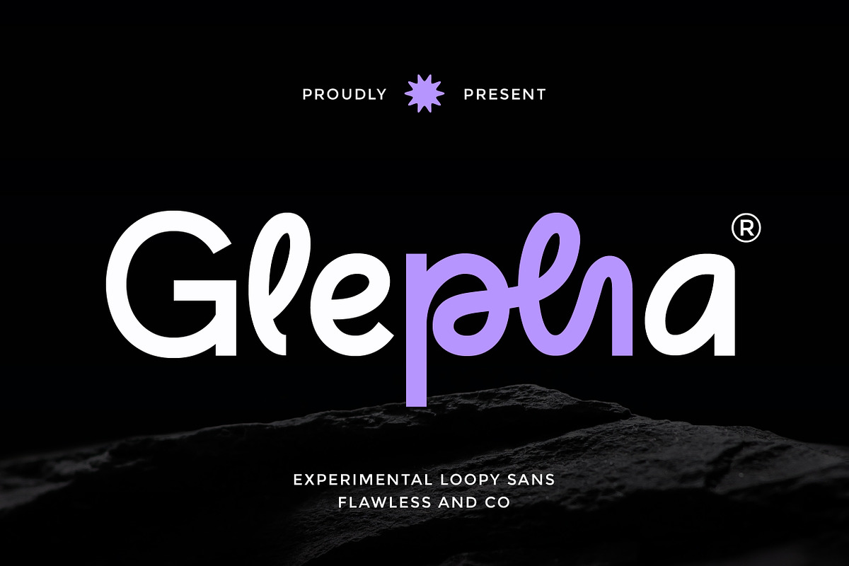 Glepha - Loopy Sans Serif Font, a Sans Serif Font by Flawless And Co (Photo 1 of 10)