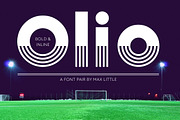 Olio Font Pair, a Sans Serif Font by Little Fonts (Thumbnail 1 of 8)