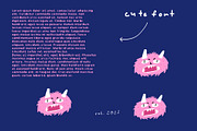 monsterlandia - hand drawn fun font, a Blackletter Font by Ashiya Pixel (Thumbnail 6 of 8)