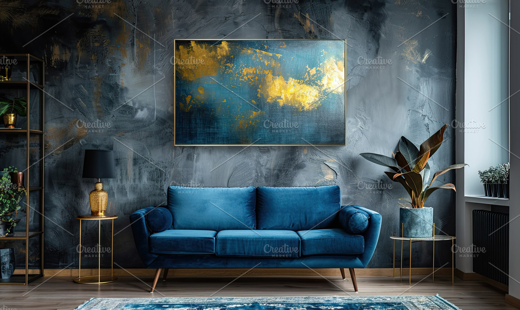 Elegant and modern abstract with gol, a Photo by LOGOCREATIVE