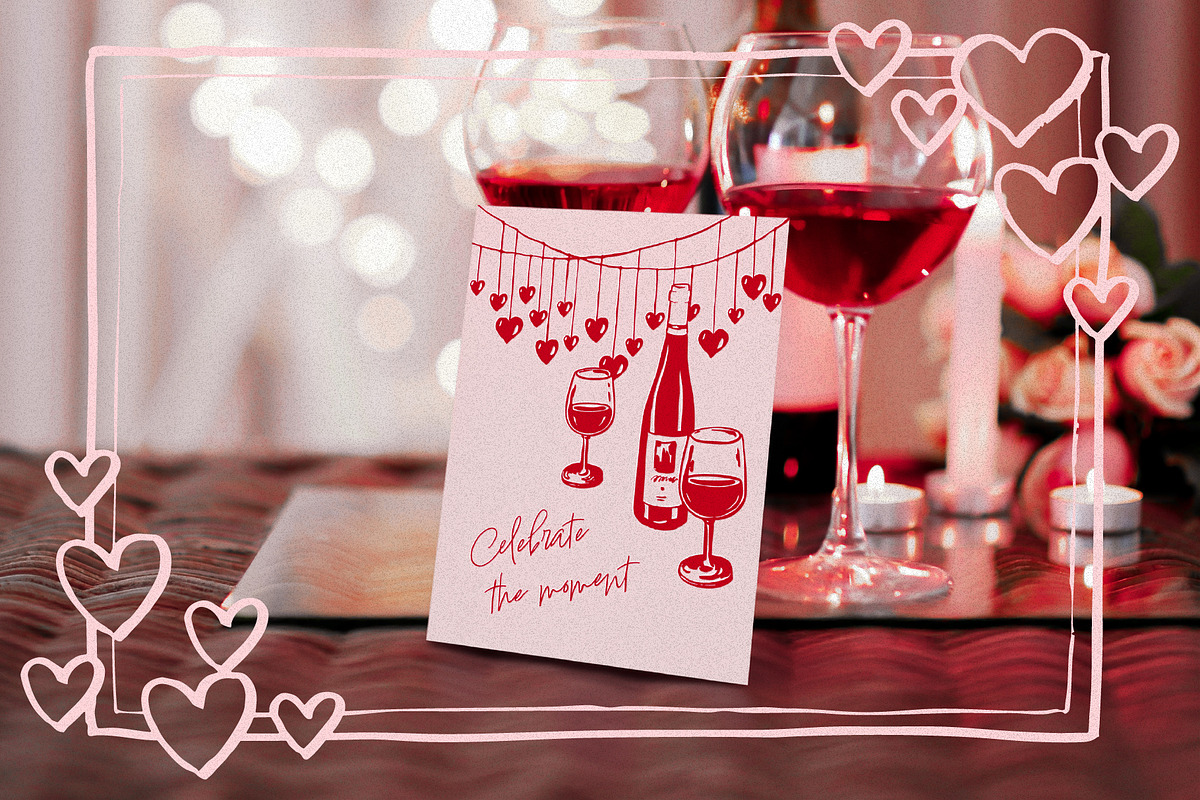Hand Drawn Romantic Love Collection, a Decorative Illustration by Wild and Wonder by Ana (Photo 7 of 10)
