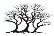 8 Tree Silhouette Vector Bundle, an Illustration by Designs_River (Thumbnail 6 of 9)