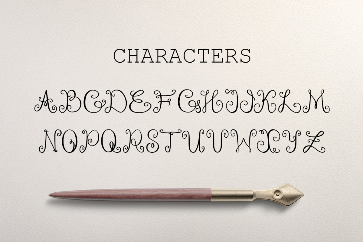 Monogram ELEGANTO Duo Font preview 5