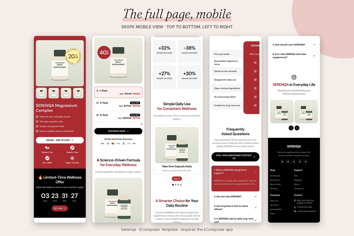 Serenqa - Shopify EComposer Template, a Shopify Template by Boost Convert (Photo 10 of 11)