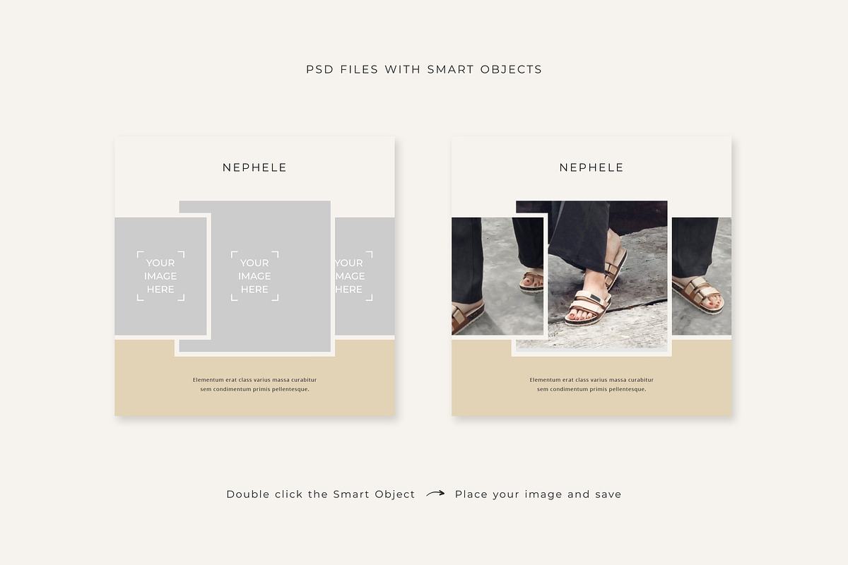 Natural Fashion Instagram PS, a Social Media Template by Studio Siv (Photo 6 of 6)