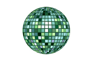 Shiny disco ball halftone, a Texture Illustration by Things for designers