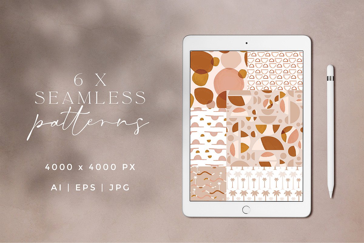Desert Palm Collection, a Background Graphic by Carla Fern Designs (Photo 4 of 12)
