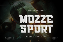 Mozze Sport - Strength Display Font