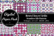 Retro Abstract Watercolor Patterns, a Pattern Graphic by Gen Aumonier (Thumbnail 1 of 7)