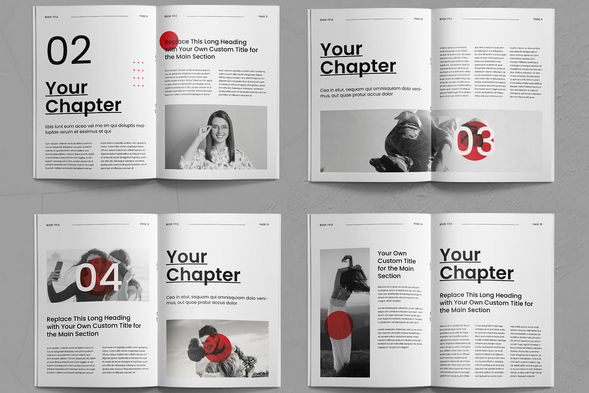 Minimal And Creative Book Layout