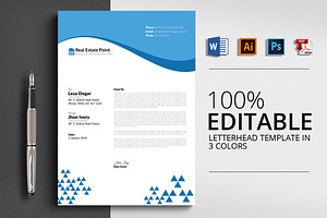 Real Estate Letterhead Template 02