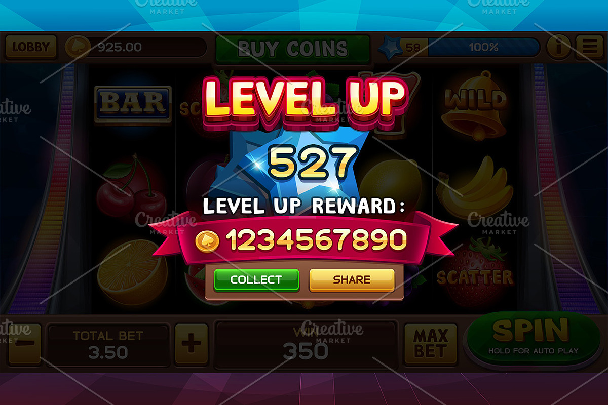 Classic Sevens Slots game KIT, an Illustration by Saranai Store (Photo 8 of 10)