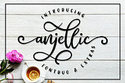 Anjellic // Font Duo & Extras, a Script Font by Bluestudio (Thumbnail 1 of 10)