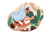People in spa wellness salon set, a Healthcare Illustration by Good Studio (Thumbnail 9 of 10)