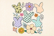 Happy Easter Png, Retro Easter Png, an Illustration by DreamPrint404 (Thumbnail 1 of 7)