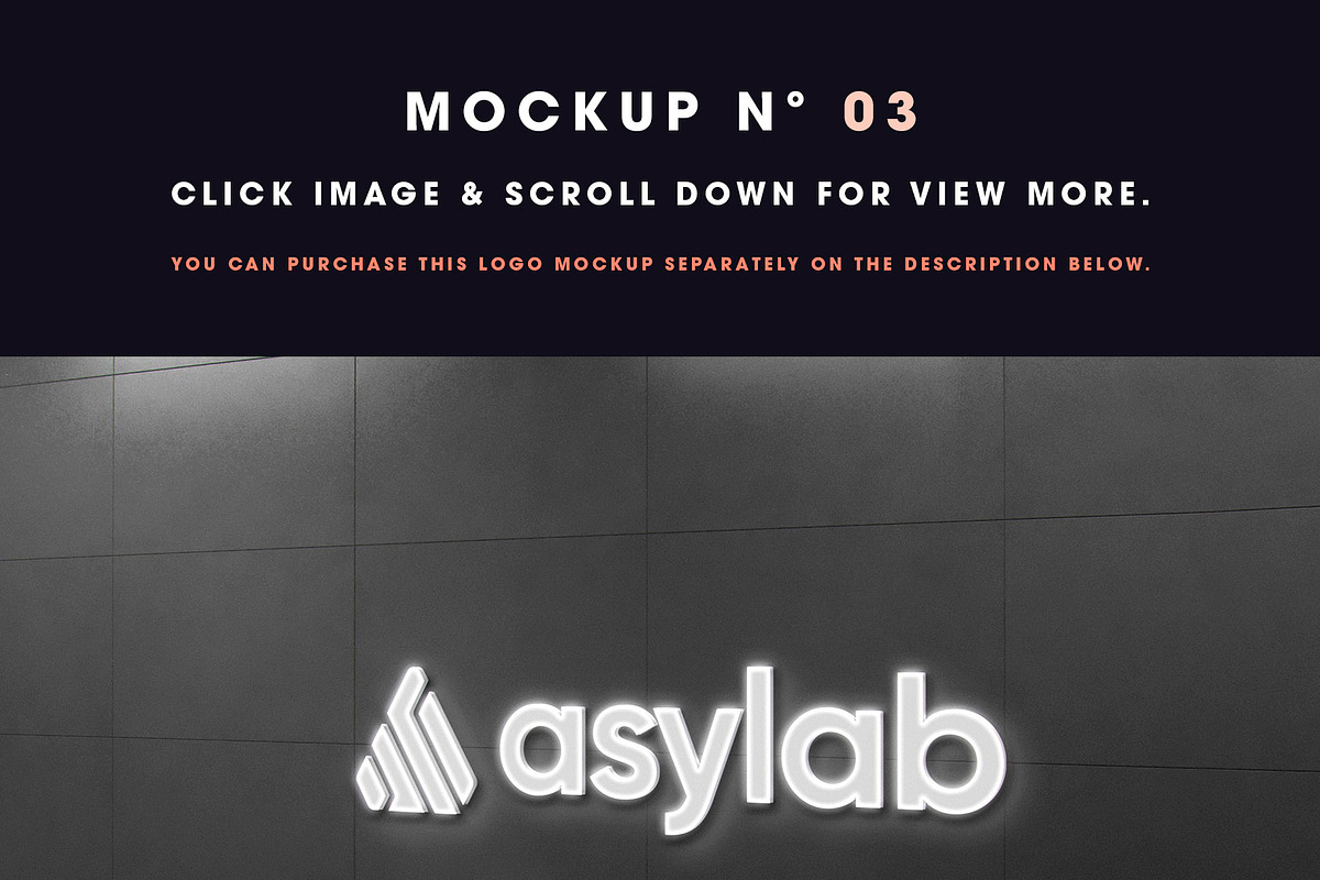 50 Logo Mockup Branding Bundle - V3, an Advertising Mockup by Asylab (Photo 9 of 57)
