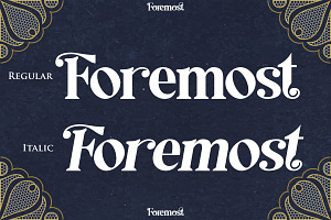 Foremost - Rustic Vintage Serif