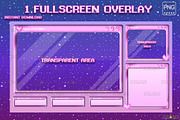 Kawaii twitch overlay package, a Social Media Template by 2SUNS (Thumbnail 2 of 3)