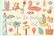 On The Beach, an Illustration by clipick (Thumbnail 1 of 5)