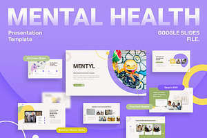 Mental Health Google Slides, a Presentation Template by Premast