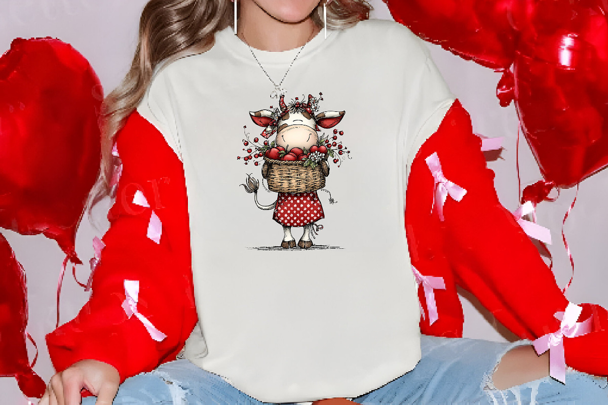 Whimsical Summer Cow Png Clipart, a Seasonal Illustration by CreationArt (Photo 5 of 6)