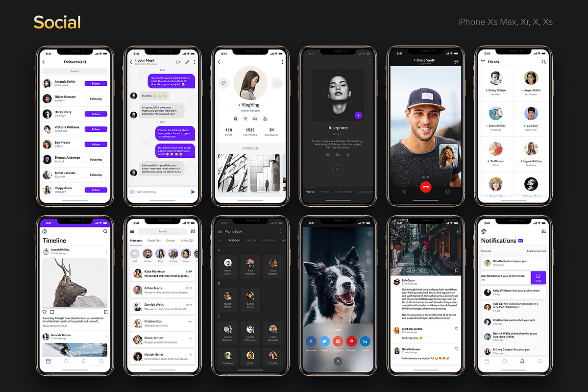 Awesome iOS UI Kit, an UI Kit Template by uibundle.com (Photo 5 of 22)