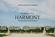 Harmony | Serif Font, a Font by Supersimbo © (Thumbnail 1 of 9)