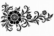 Vintage Flower Ornament Set, an Illustration by Creativeshirt (Thumbnail 18 of 21)