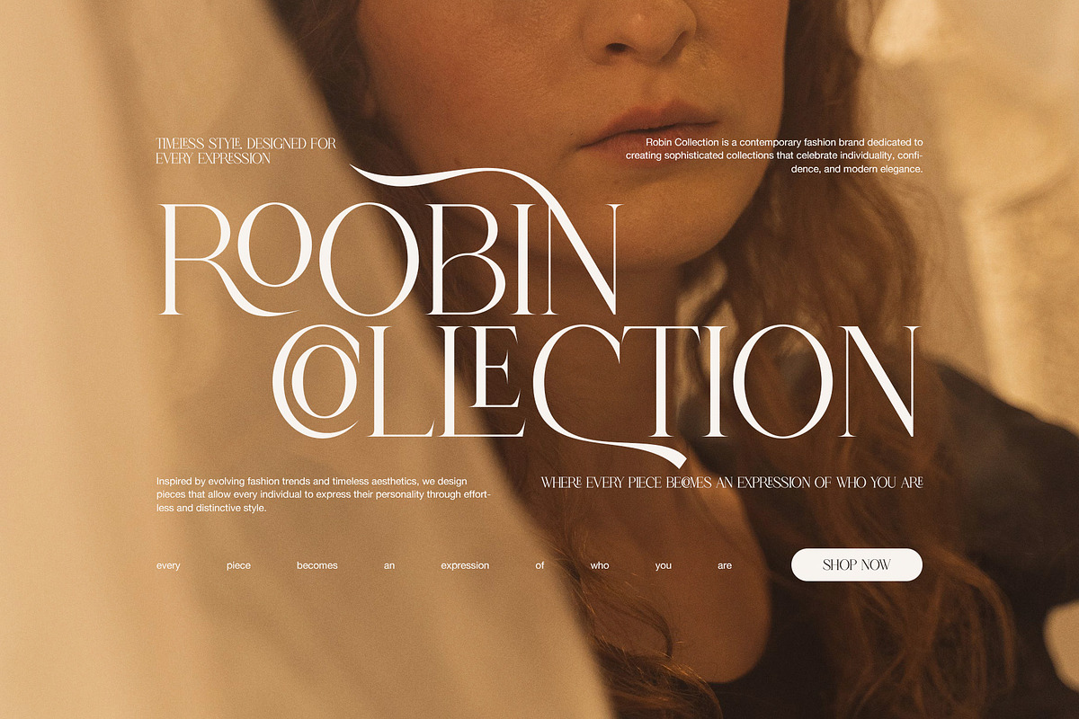 Kinaya Elegant Fashion Serif Font, a Serif Font by Graphicxell (Photo 3 of 8)