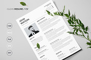 Word Resume Template / CV, a Resume Template by Aspect_Studio (Thumbnail 1 of 4)