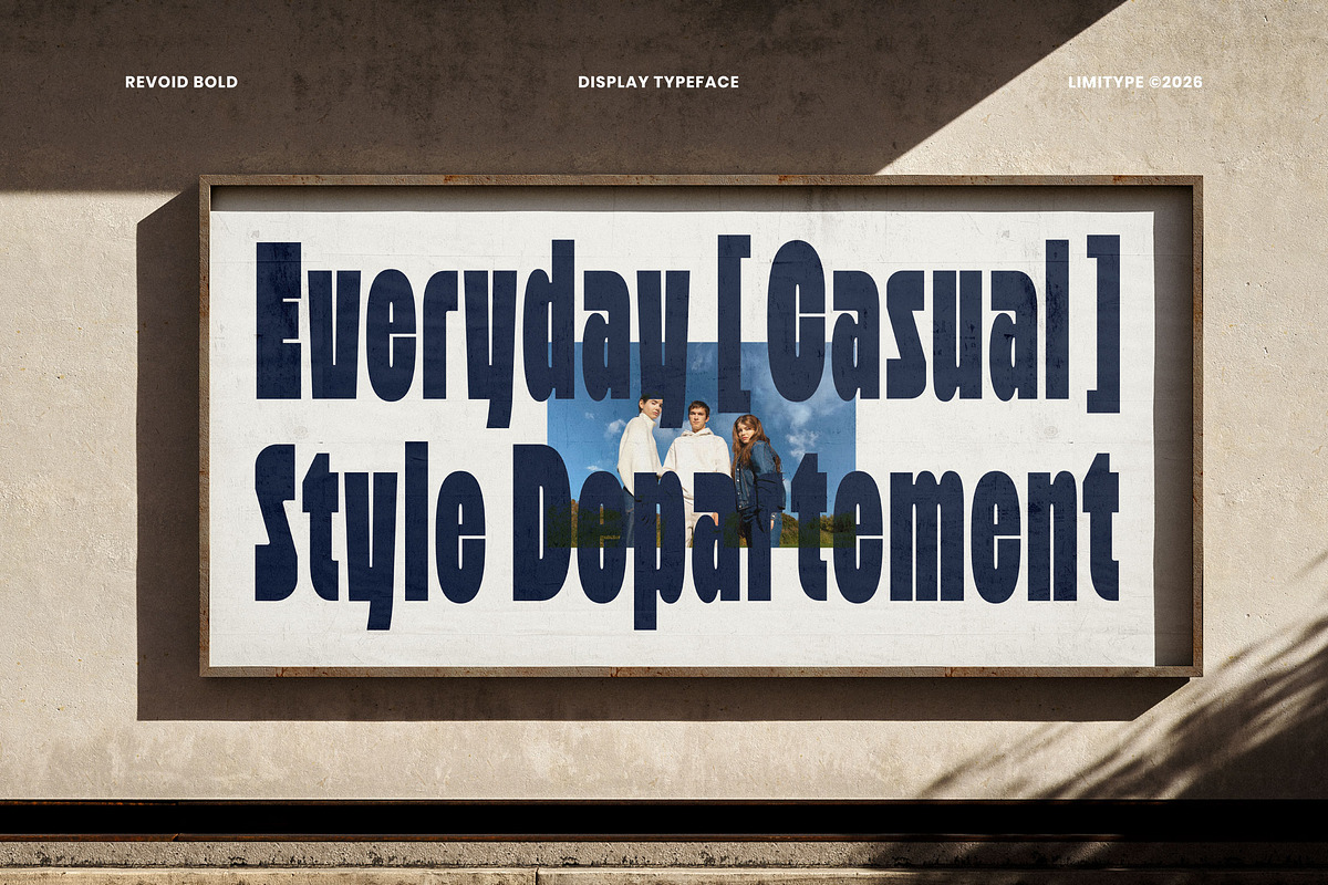 Revoid - Bold Condensed Font, a Sans Serif Font by limitype (Photo 5 of 12)