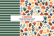 Camping Seamless Pattern Bundle, a Pattern Graphic by Alanna Messina Design Co (Thumbnail 5 of 8)